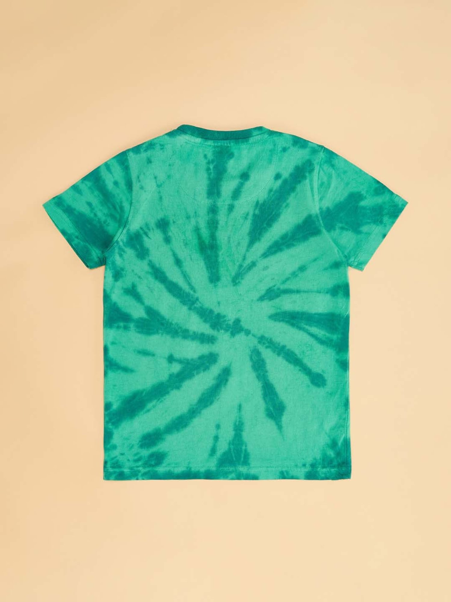 Pantaloons Junior Navy Cotton Printed T-Shirt