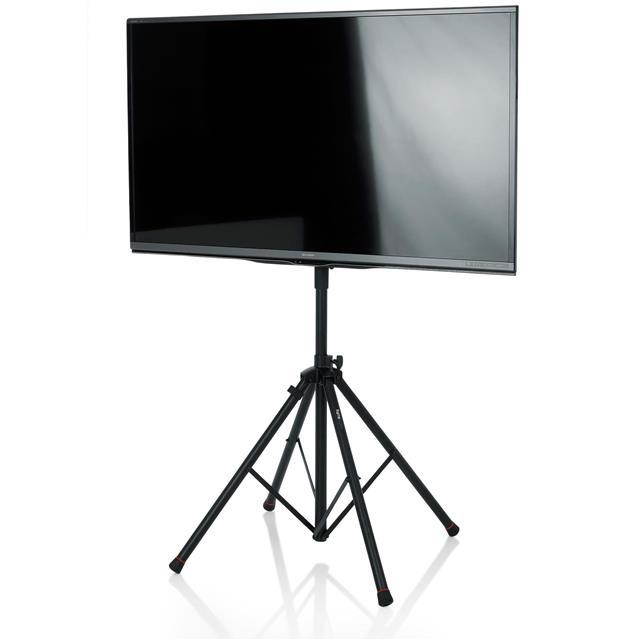 Gator Cases Deluxe Quadpod A/V Stand with LiftEEZ Piston for 65" Displays, Black