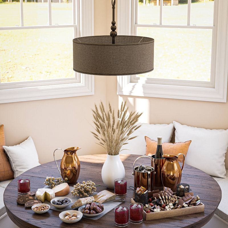 Kenroy Home Oil Rubbed Bronze Finish Margot 3 Light Pendant