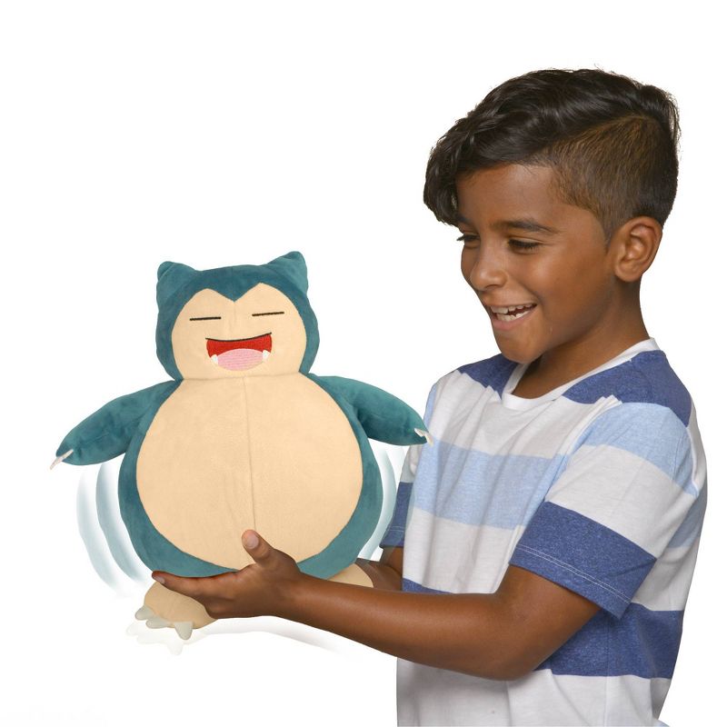 Pokemon- Feature Plush (Snooze Action) - Snorlax