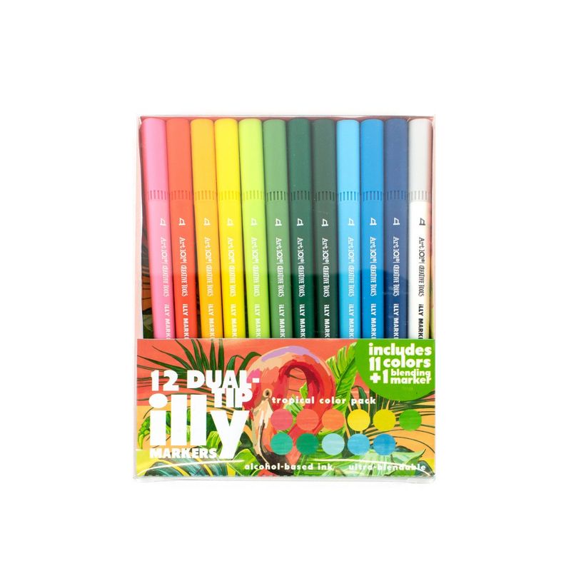 36ct Dual Tip Illy Markers - Art 101