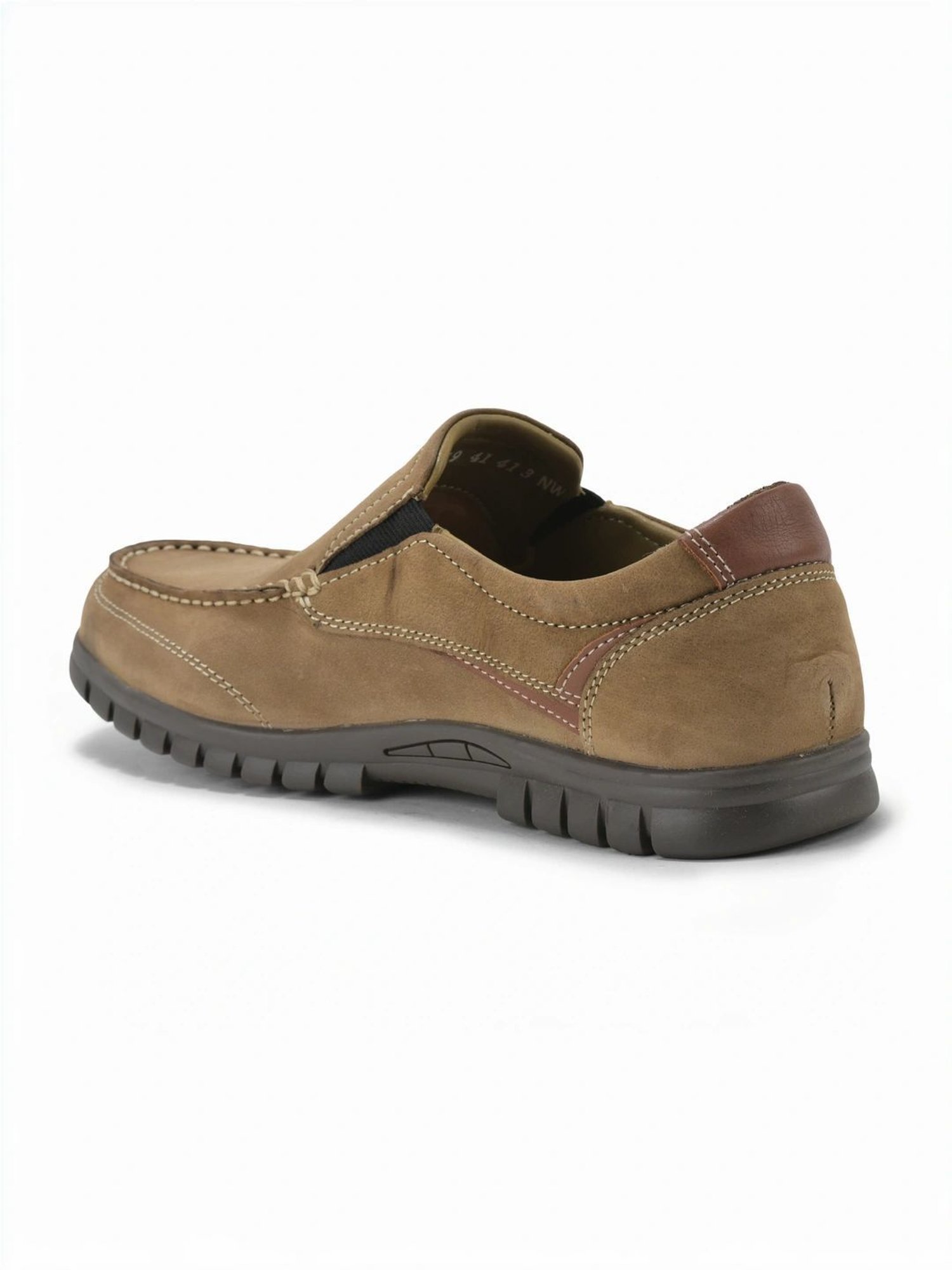 Woodland Men's Khaki Casual Loafers
