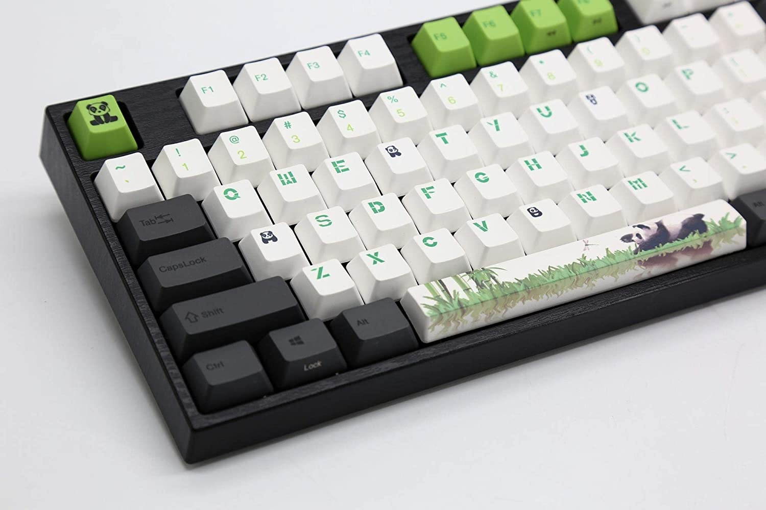 Varmilo VA108M Panda White LED Dye Sub PBT Mechanical Keyboard (Cherry MX Black)