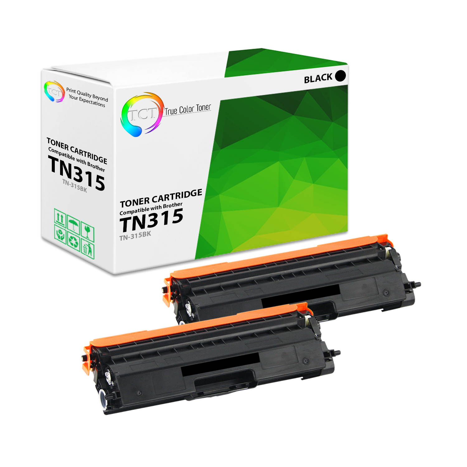 TCT Premium Compatible TN-315 TN315 TN315C Cyan Toner Cartridge Replacement for Brother HL-4150CDN 4570CDW 4570CDWT, MFC-9460CDN 9560CDW 9970CDW Printers (3,500 Pages)