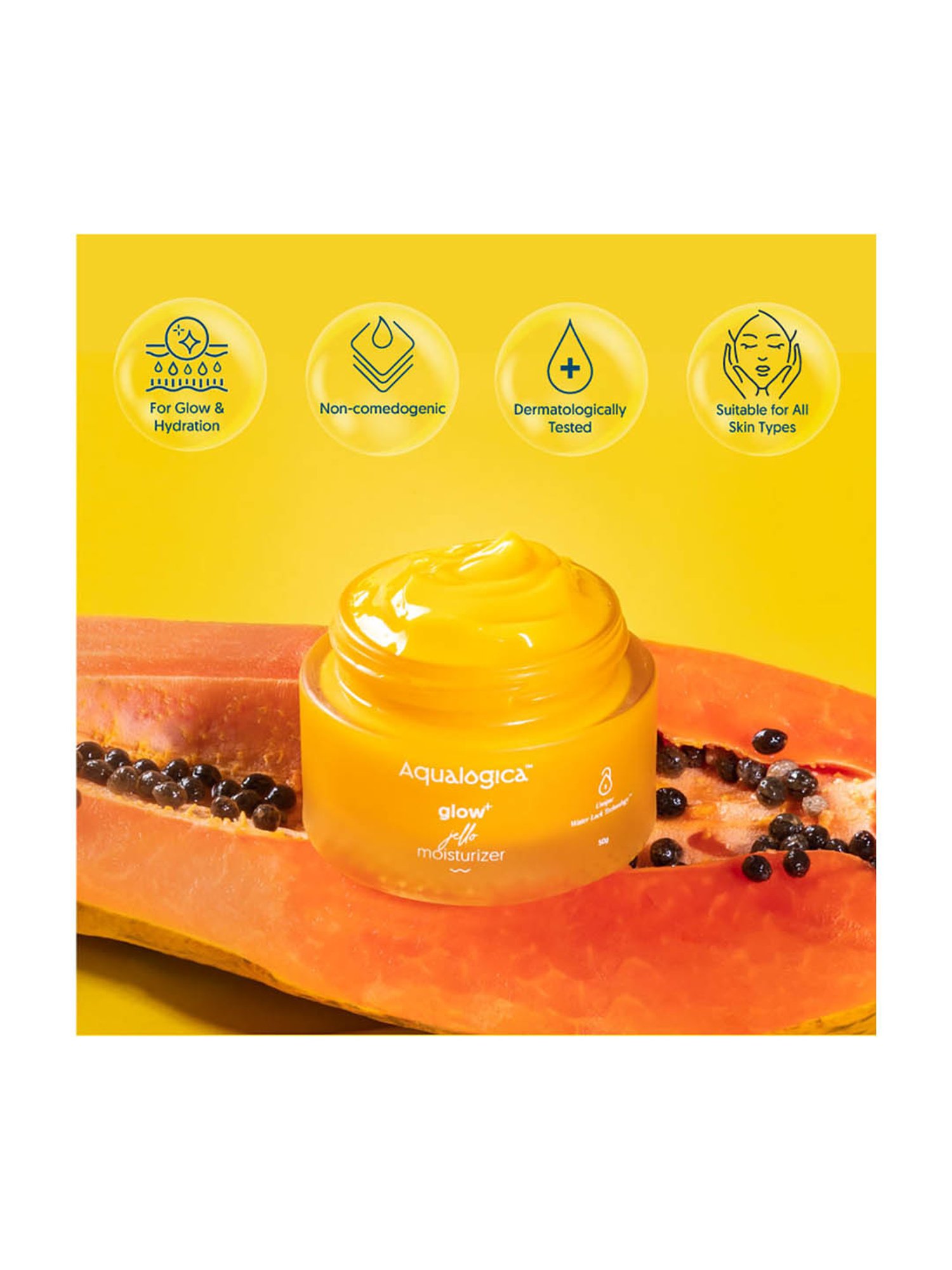 Aqualogica Glow+ Jello Moisturizer - 50 gm