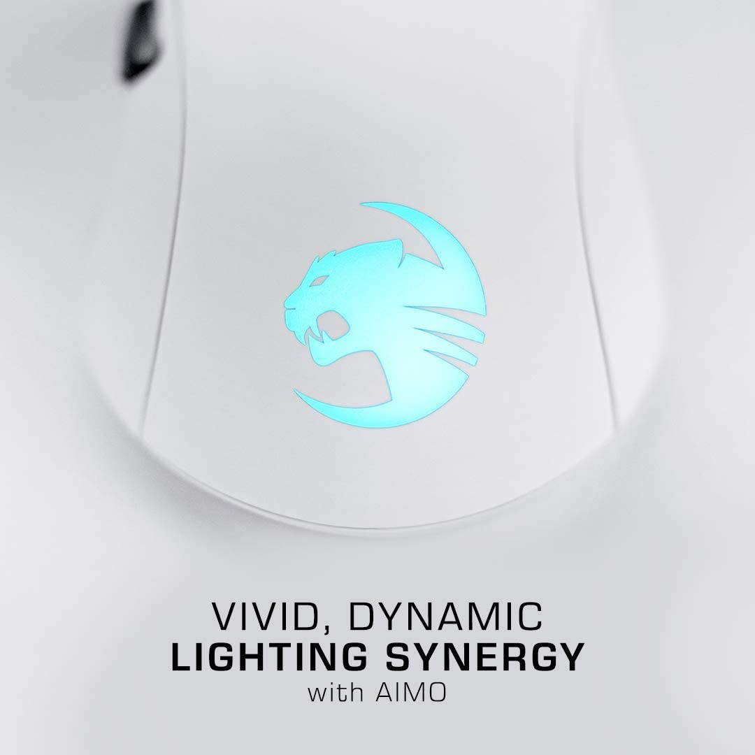 ROCCAT ROC-11-730 Kone Pure Ultra - Light Ergonomic Gaming Mouse (16000 Dpi Optical Sensor RGB Lighting Ultra Light) Pink