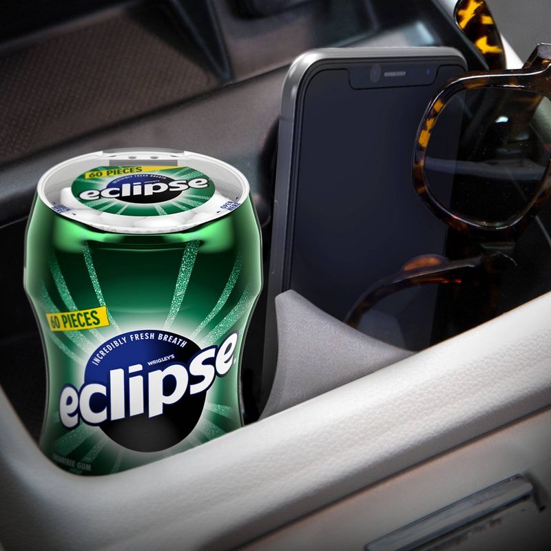 Eclipse Spearmint Sugar Free Chewing Gum Bottle - 60pc/2.9oz