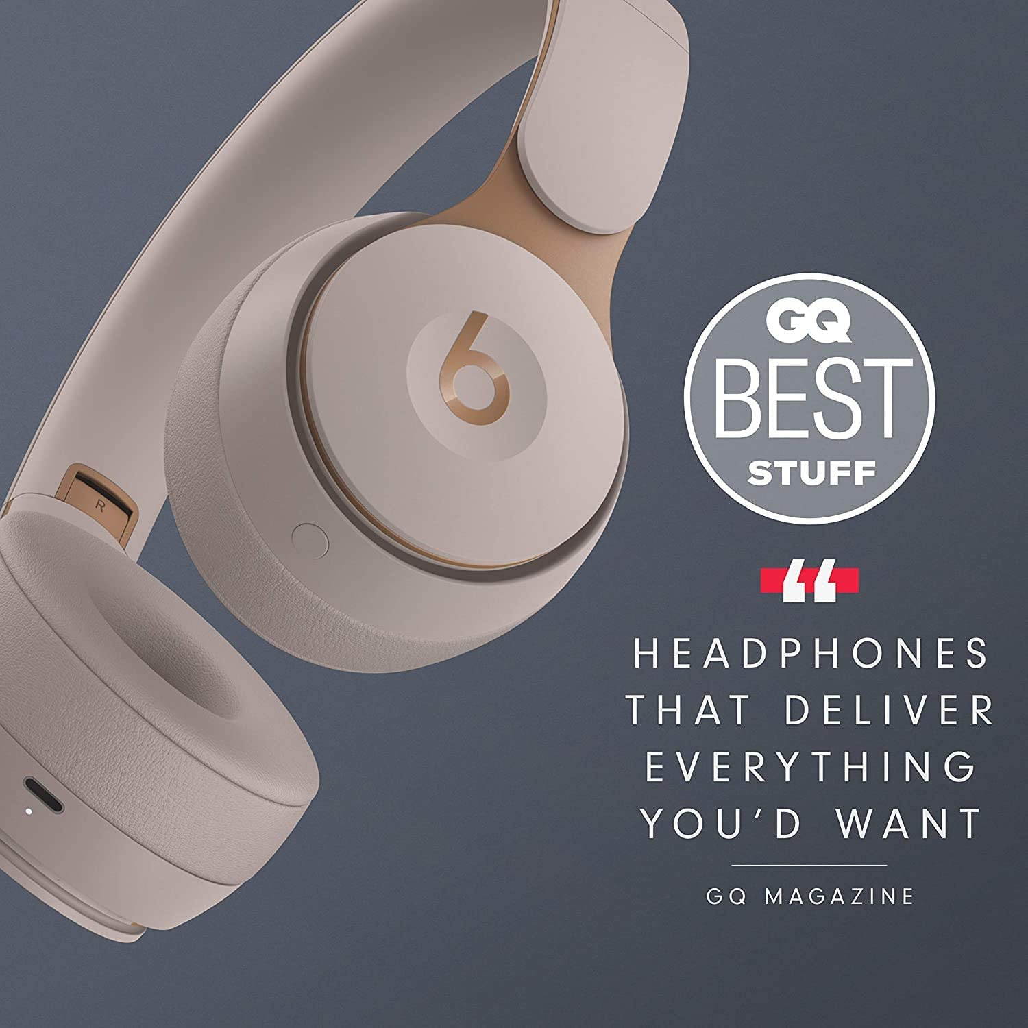 Beats Solo Pro Wireless Noise Cancelling On-Ear Headphones - Apple H1 Headphone Chip, Class 1 Bluetooth, 22 Hours of Listening Time, Built-in Microphone - Gray