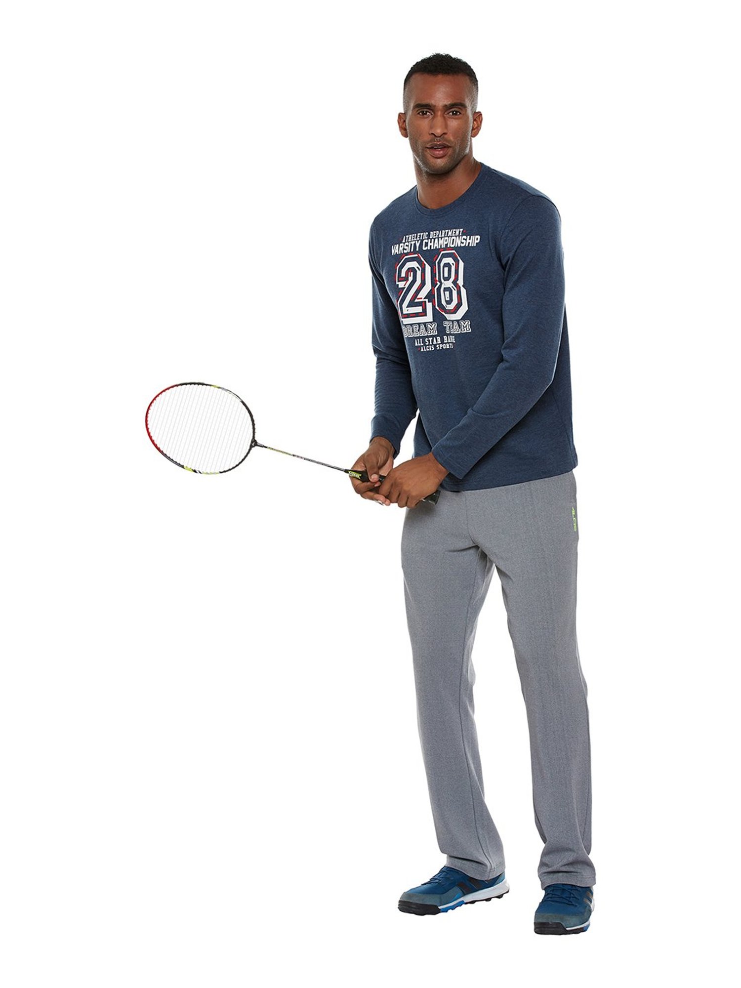 ALCIS Blue Round Neck Sweatshirt