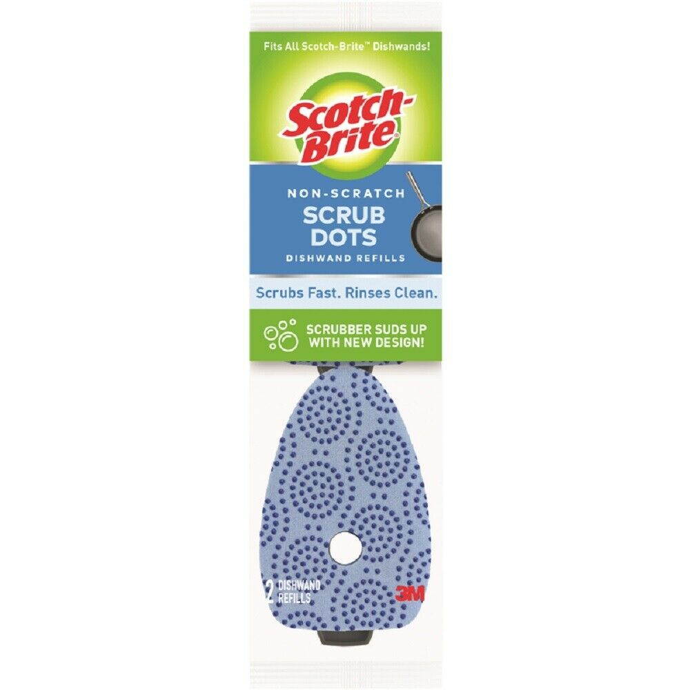 Scotch-Brite 487-2-7 Heavy Duty Sponge Refill, Blue, 2 Piece