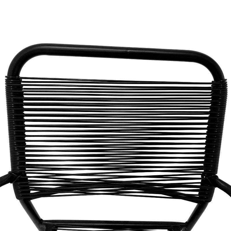 Silas Stack Chair - Black - Haven Way