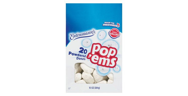 Entenmann's Pop 'Ems Powdered Donuts - 20ct/10oz