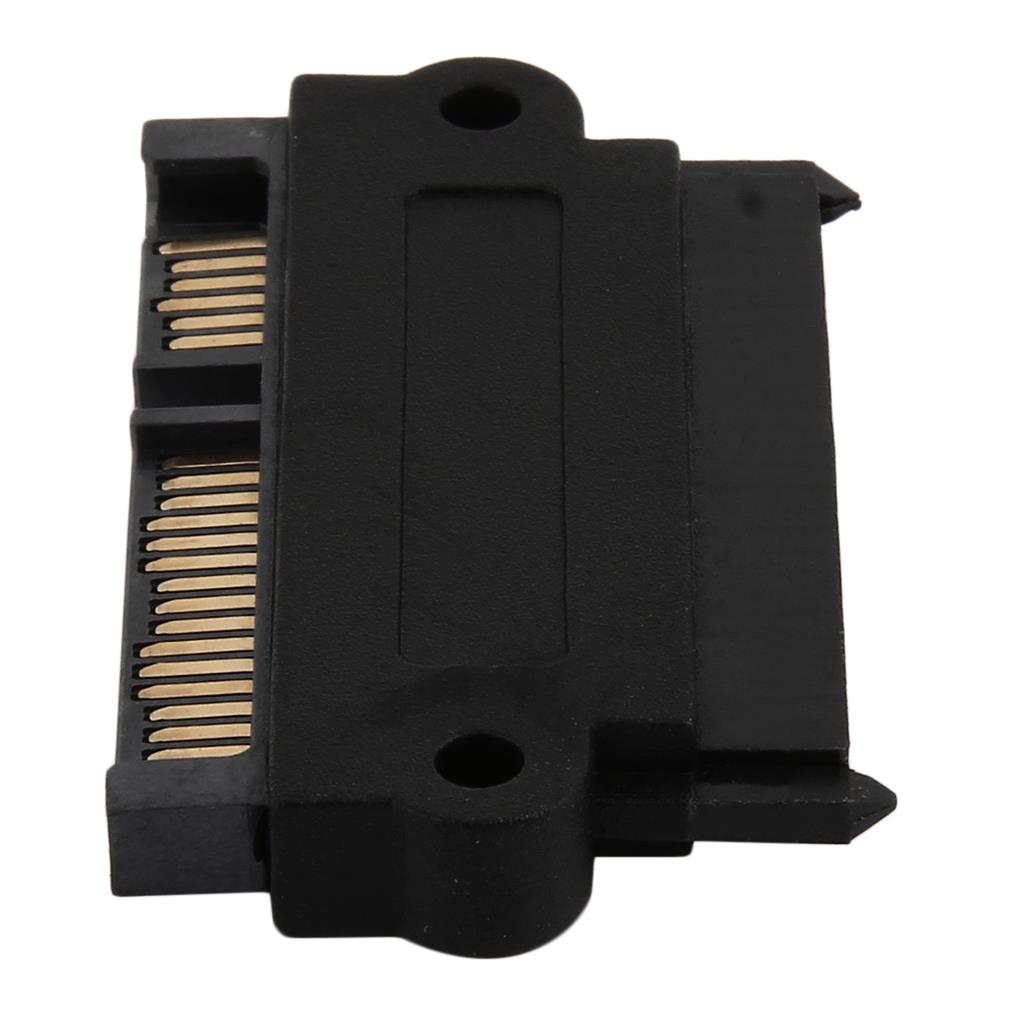 SFF-8482 SAS To SATA 180 Degree Angle Adapter Converter Straight Head