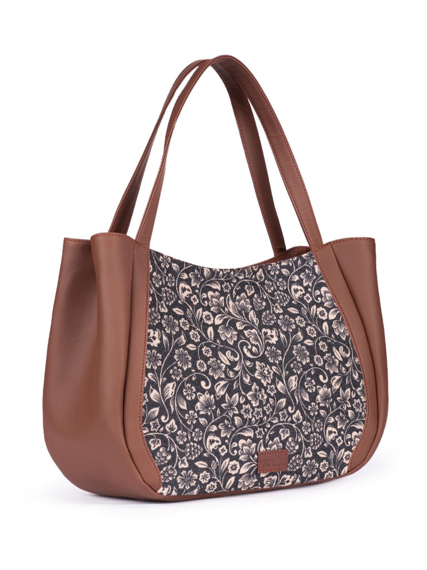 ZOUK Flomotif Black Printed Luna Shoulder Bag