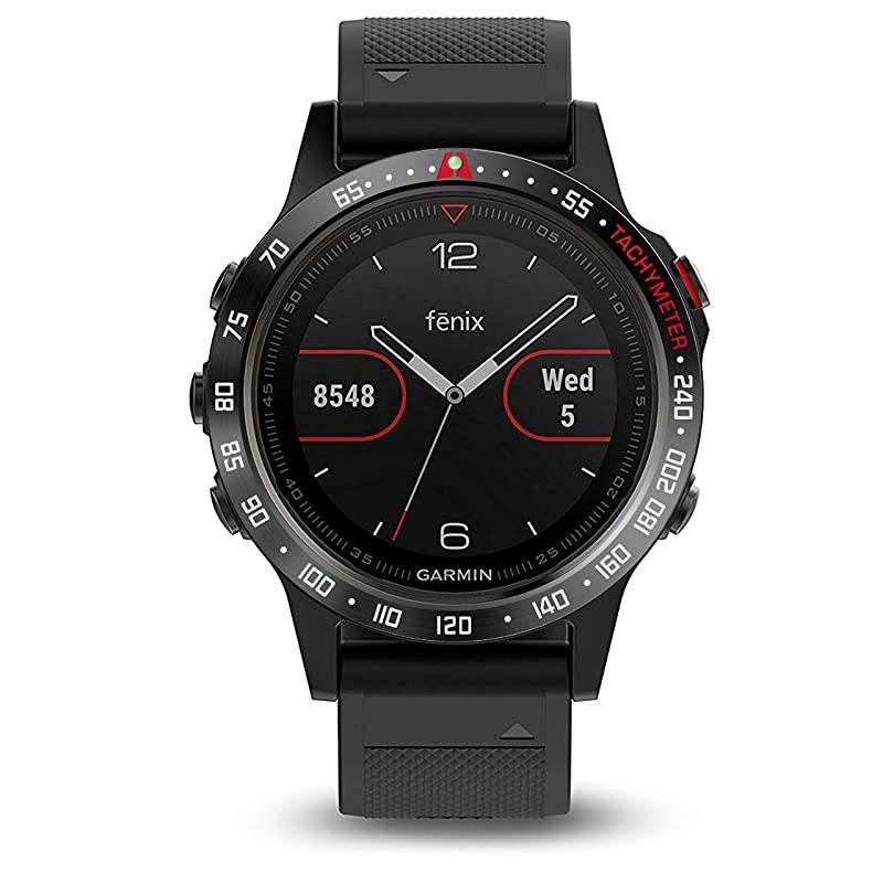 Titanium Metal Bezel Ring Compatiable with Fenix 5/5 Plus Bezel Ring Adhesive Cover Anti Scratch & Collision Protector for Garmin Forerunner 935/945 Watch Accessory - Titanium