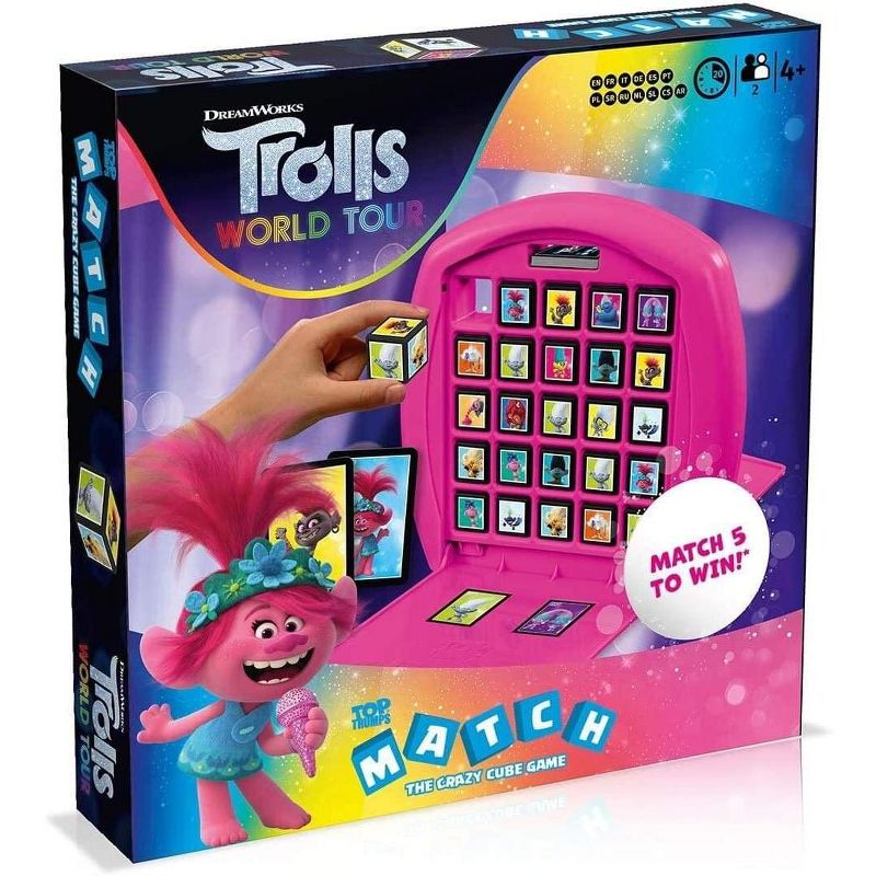Top Trumps Trolls World Tour Top Trumps Match | The Crazy Cube Game