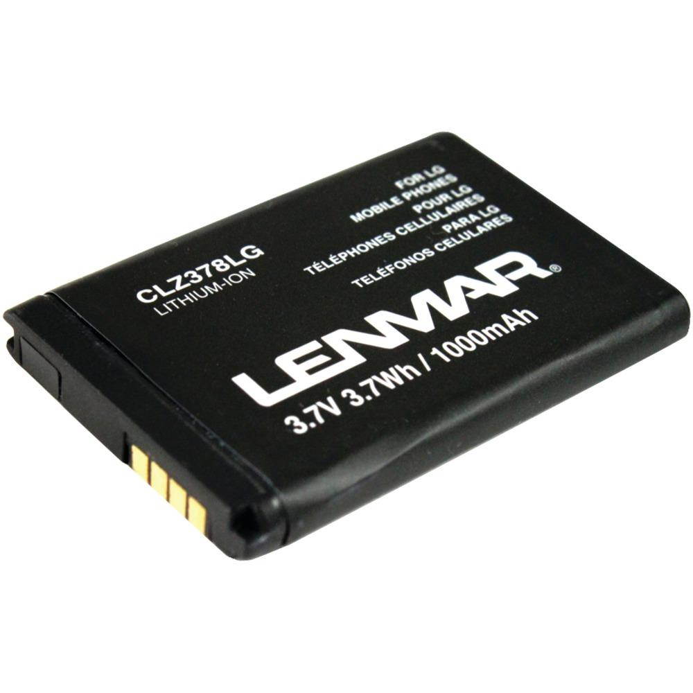 Lenmar Black 1000 mAh Replacement Battery for LG Accolade VX5600 Mobile Phones CLZ378LG