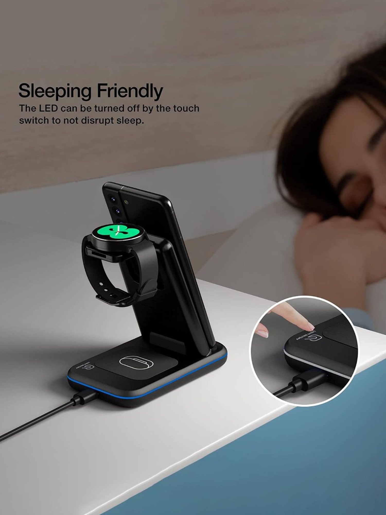 Stuffcool Nuevo PD20W Smallest Wall Charger for Latest iPhone 15,14,13,12 (Blue)