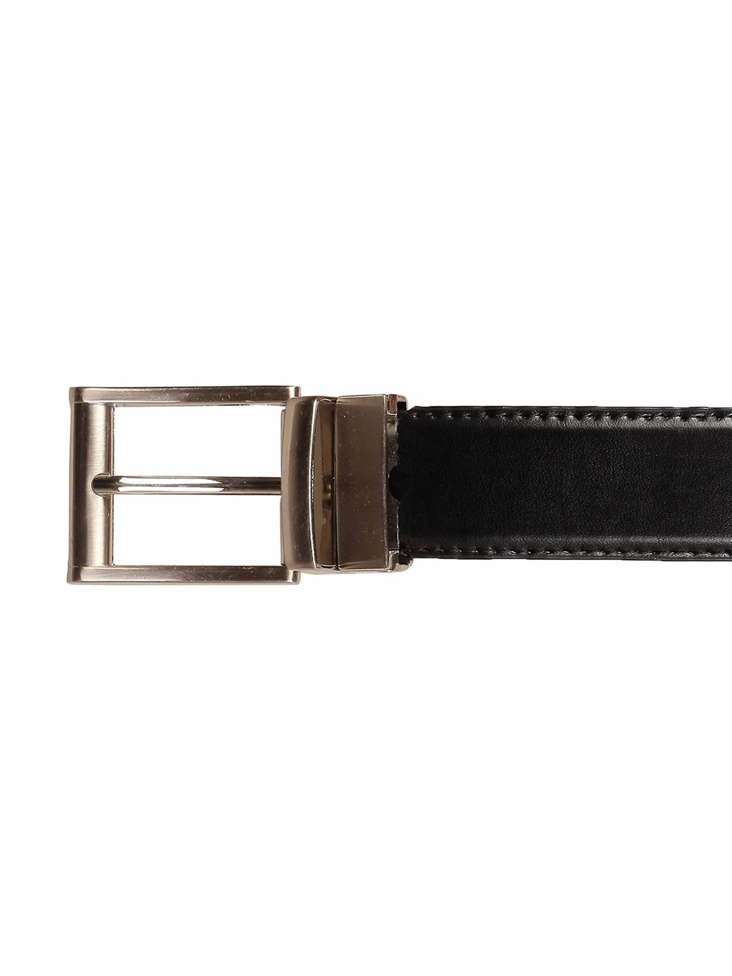SCHARF Black & Brown Reversible Belt for Men