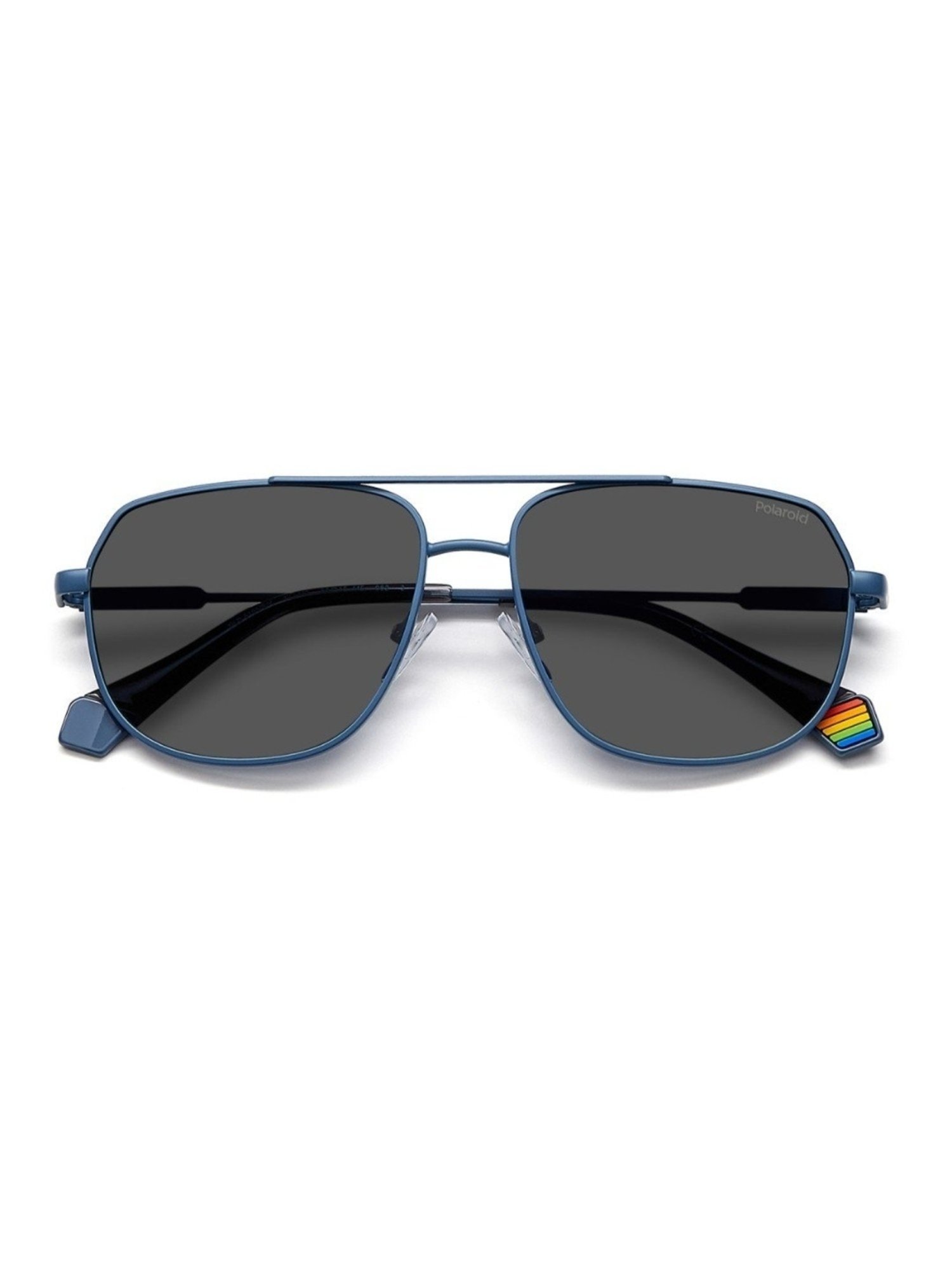 Polaroid Grey Square UV Protection Unisex Sunglasses