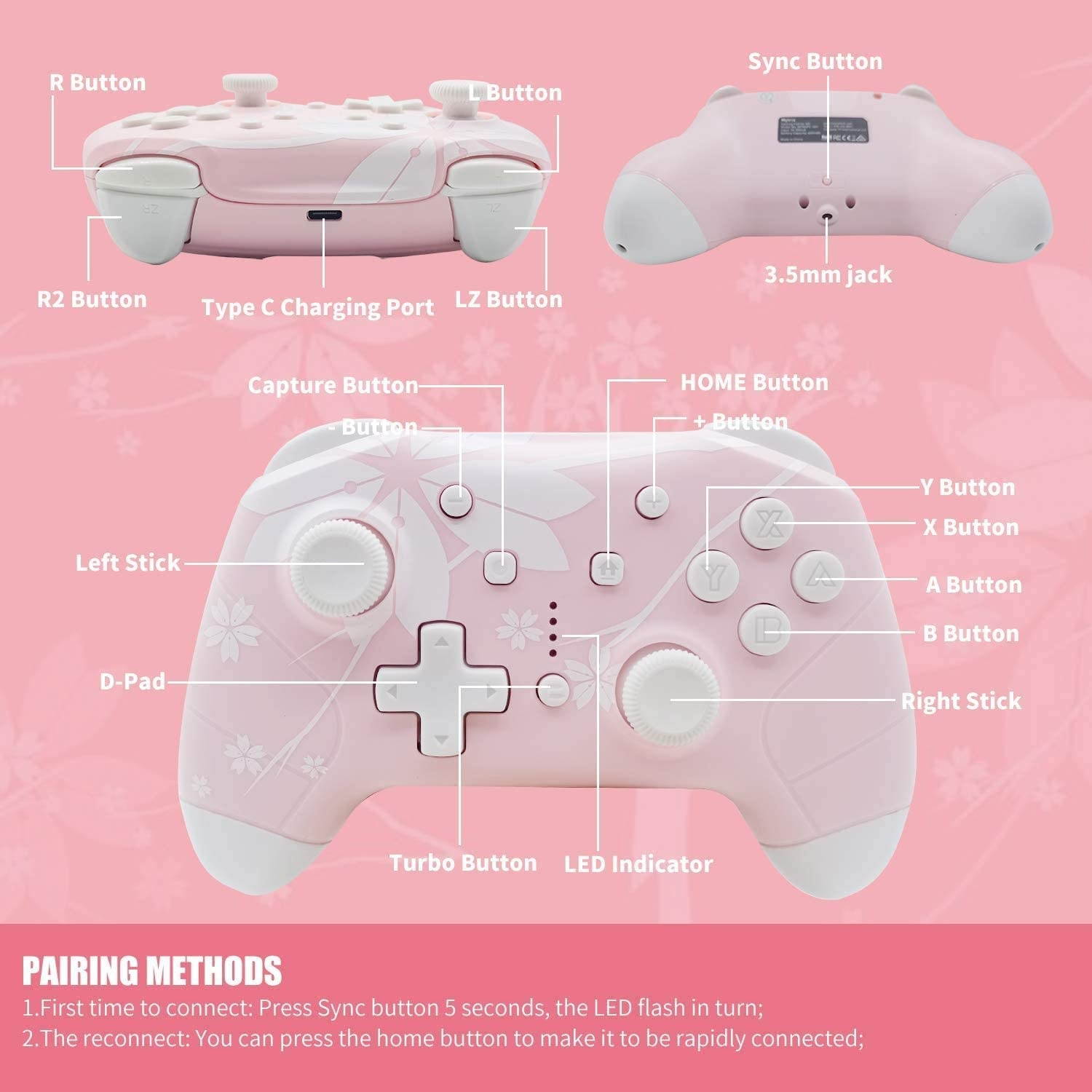 Nintendo Switch Battle Royale FN Wildcat Edition - Epic Outfits and 2000 V-Bucks Included, Mytrix Wireless Pro Controller and Mytrix Switch Accessories Kit