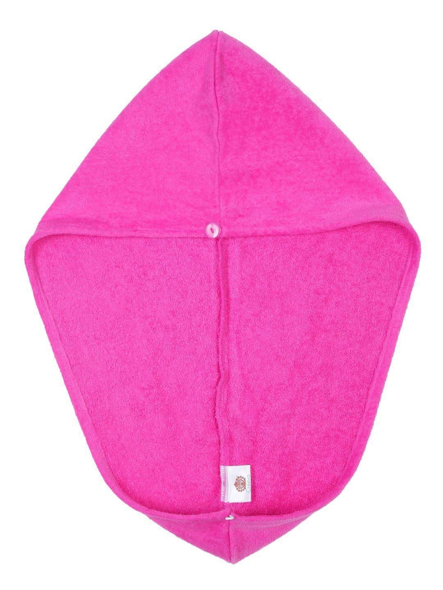 Creeva Luxury Fuchsia Cotton 380 GSM Hair Wrap