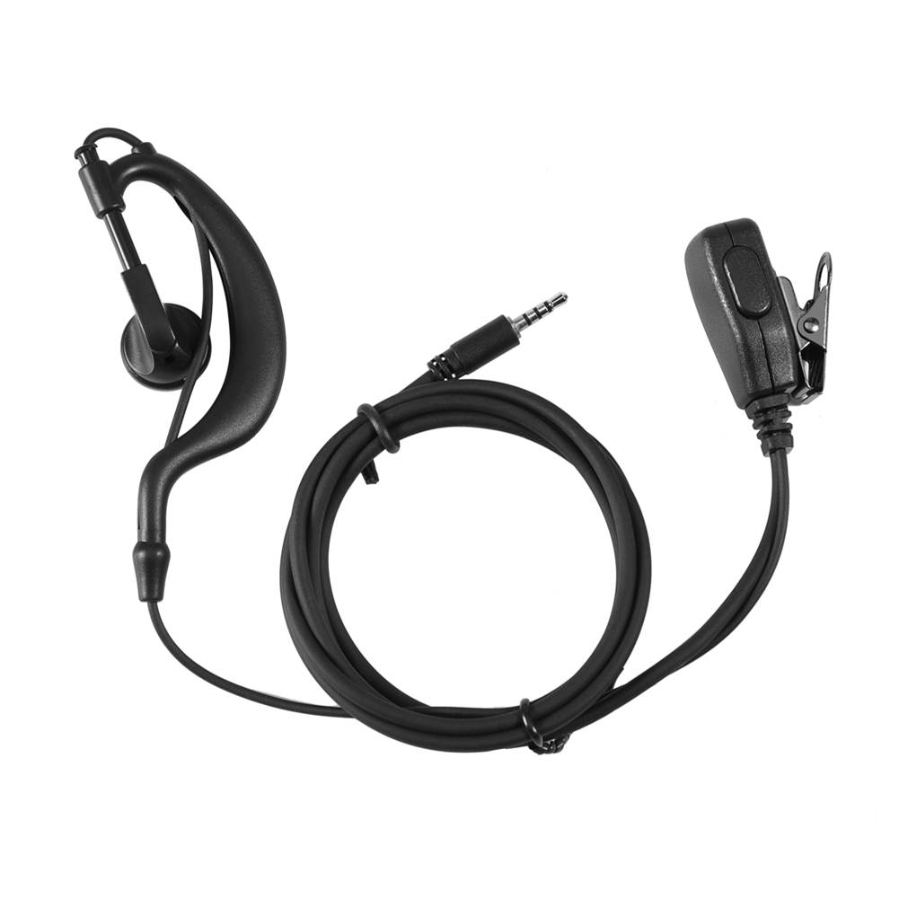 2PCS Mini Walkie Talkie 2-Way Radio Transceiver & Earpiece Headset USB Powered