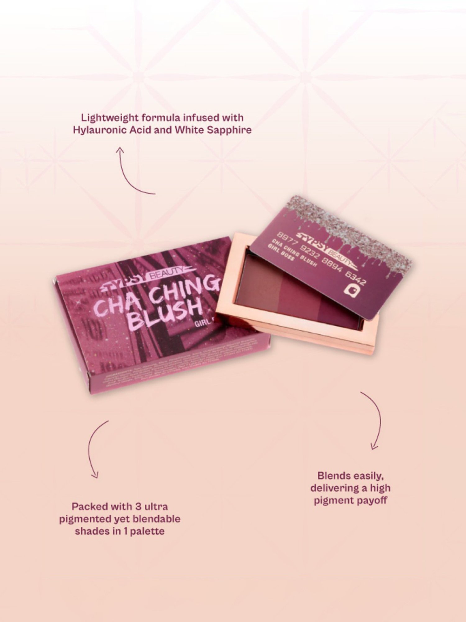 Typsy Beauty Cha Ching Blush Girl Boss - 8.5 gm