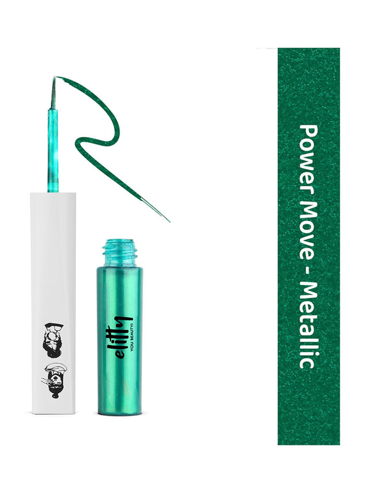 Elitty All Eyes on You Pop Eyeliner - Power Move (Metallic Emerald) - 4 ml