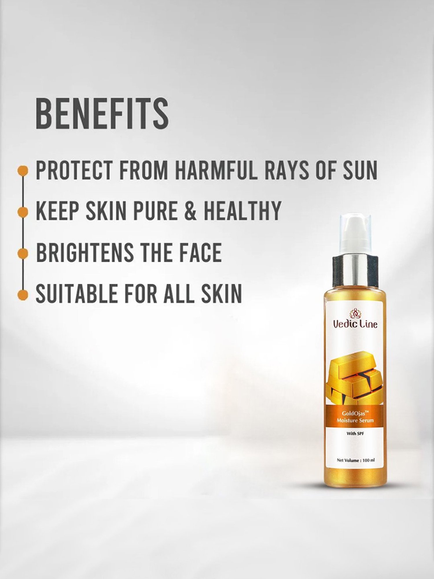 VEDIC LINE Gold Ojas Moisture Serum - 100 ml