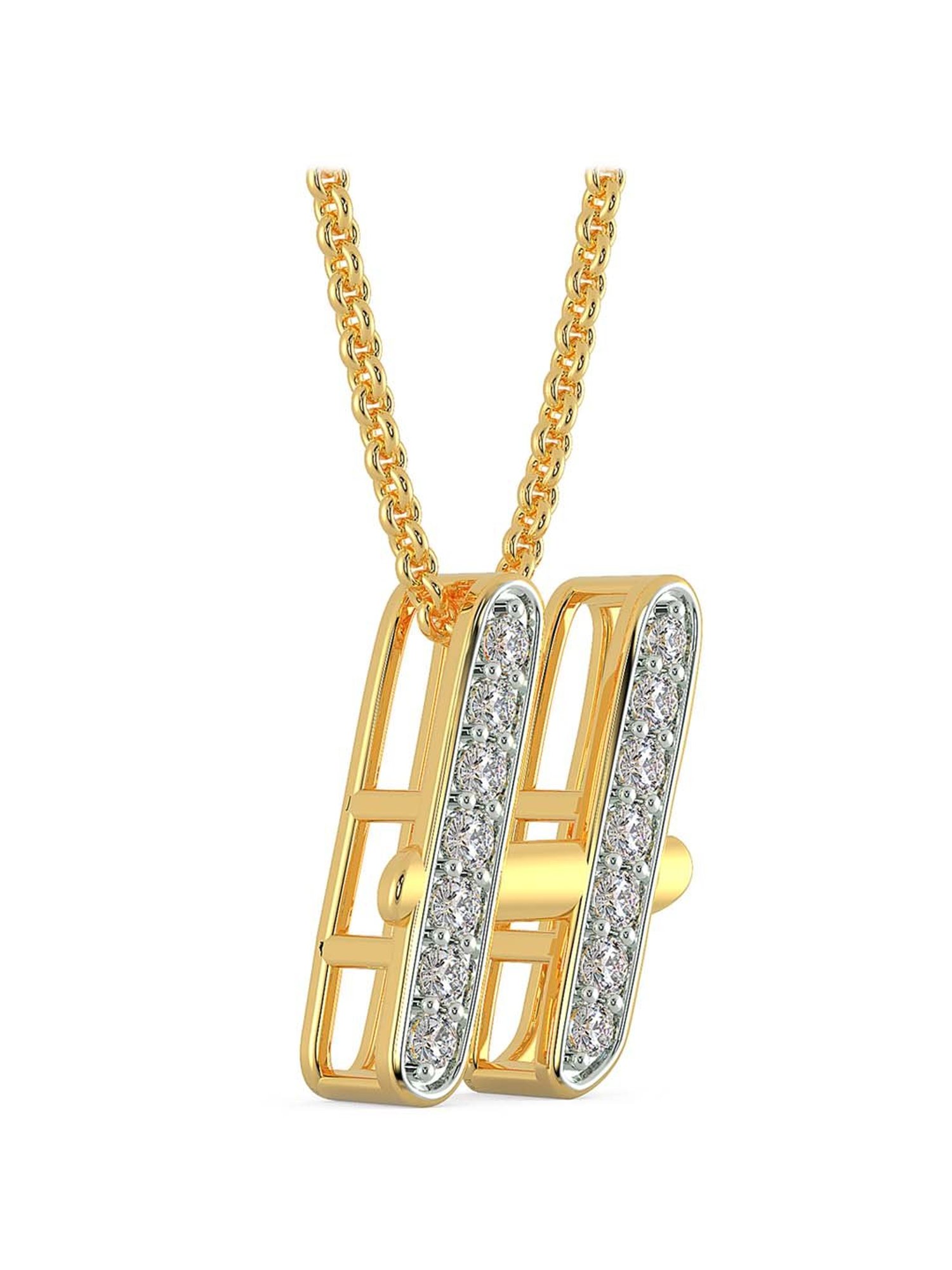 CKC Sacred Rudraksha Gold Pendant: Single Loop Elegance