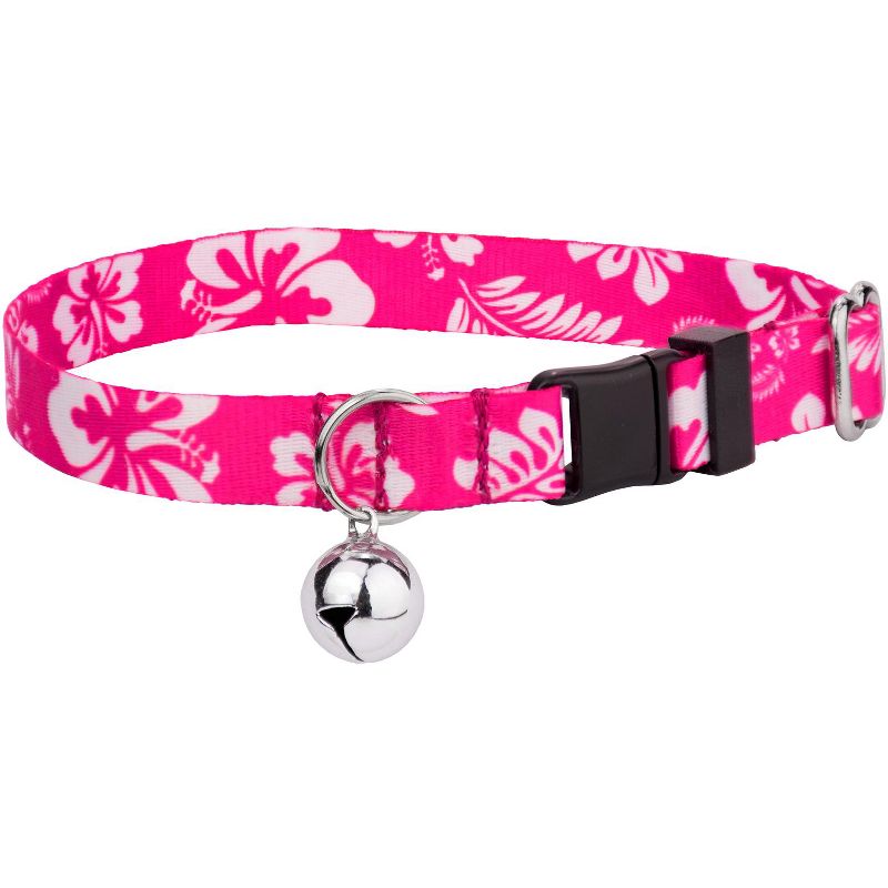 Country Brook Petz(R) Pink Hawaiian Cat Collar