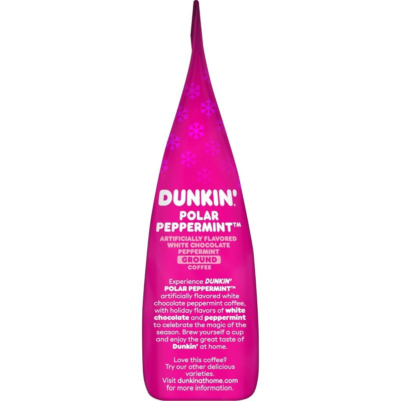 Dunkin' Donuts Polar Peppermint Medium Roast Ground Coffee -11oz