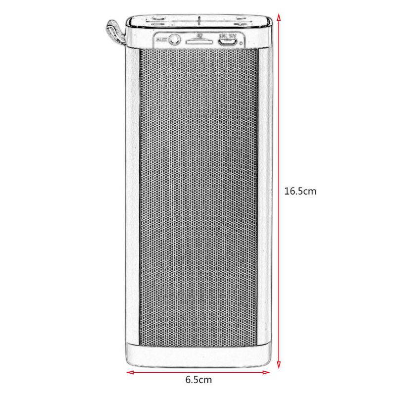 Metal Wireless Bluetooth V3.0 Speaker Theater Party Speaker 3.5MM Speaker