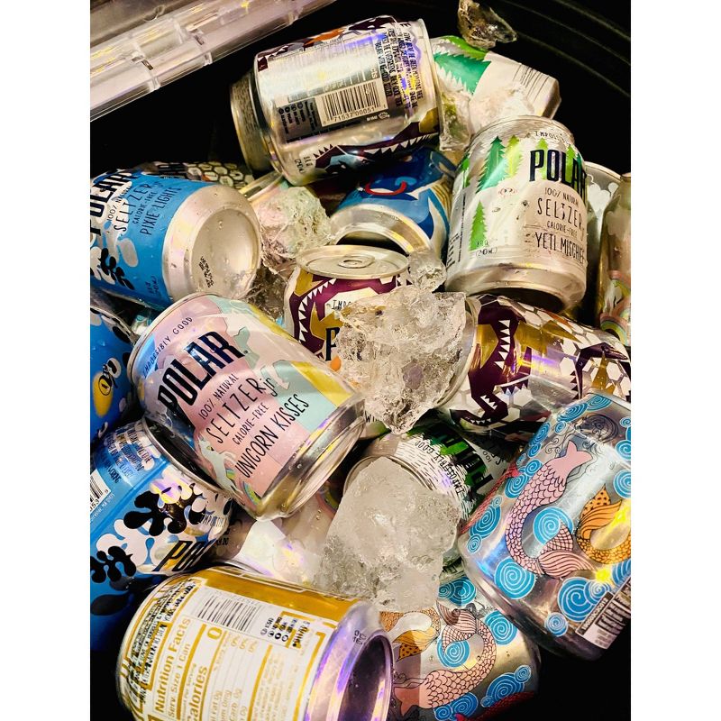 Polar Unicorn Kisses 100% Natural Jr. Seltzer Water - 6pk/8 fl oz Cans