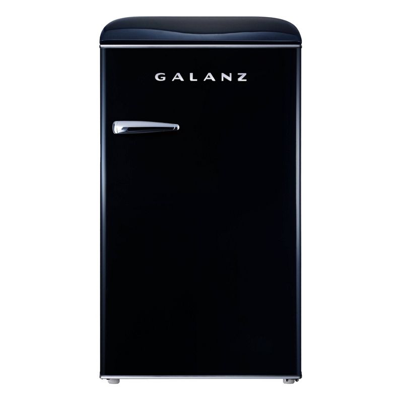 Galanz Retro 3.5 cu ft Single Door Refrigerator - Black