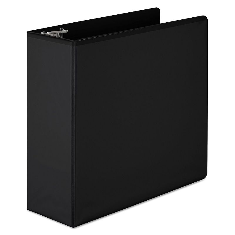 Wilson Jones Basic D-Ring View Binder 4" Cap Black 38654B