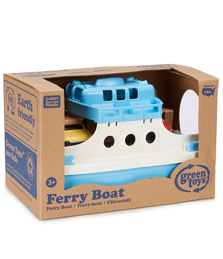 Green Toys Ferry Boat with Mini Cars Pool Toy
