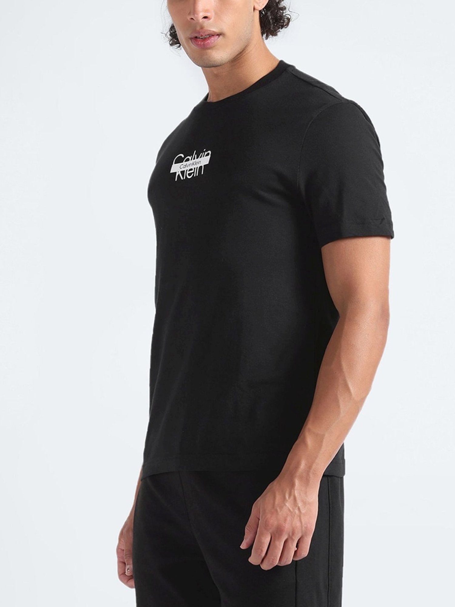 Calvin klein Jeans Black Logo Regular Fit T-Shirt