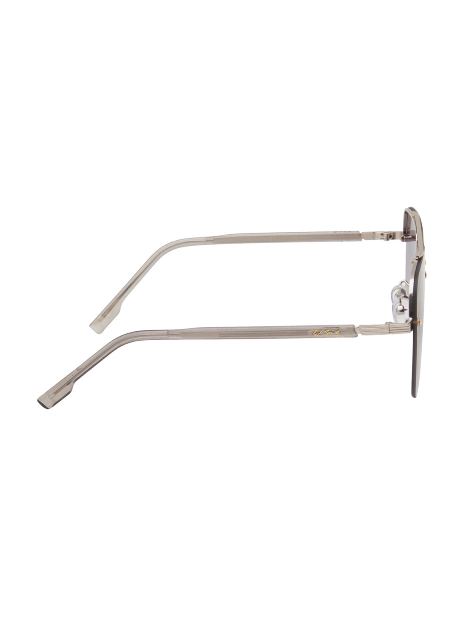 Ted Smith Grey Aviator UV Protection Unisex Sunglasses