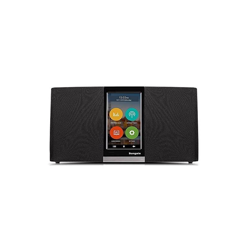 WiFi Internet Radio w 43 EasyOperation Touchscreen Listen to Your Favorite Music from Thousands of Internet Radio Station Streaming Music