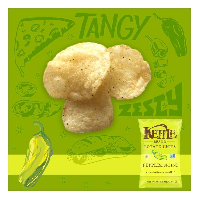Kettle Pepperoncini Potato Chips - 8.5oz