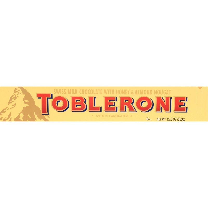TOBLERONE Swiss Milk Chocolate Candy Bar - 12.6oz