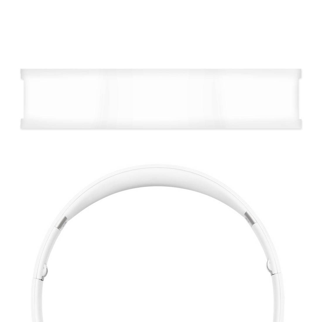 Beats by Dr. Dre Solo, Solo HD On-Ear Headphones Replacement Headband / Rubber Cushion Pad Repair Parts (White)