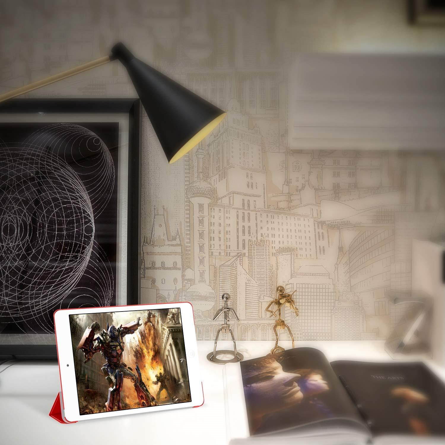 JETech Case for Apple iPad Air 1st Edition (NOT for iPad Air 2), Smart Cover with Auto Wake/Sleep, Red