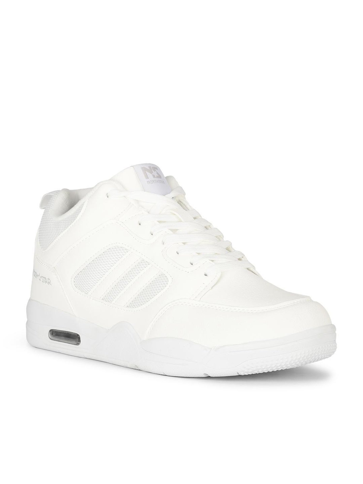 North Star by Bata Men's EDDY White Casual Sneakers