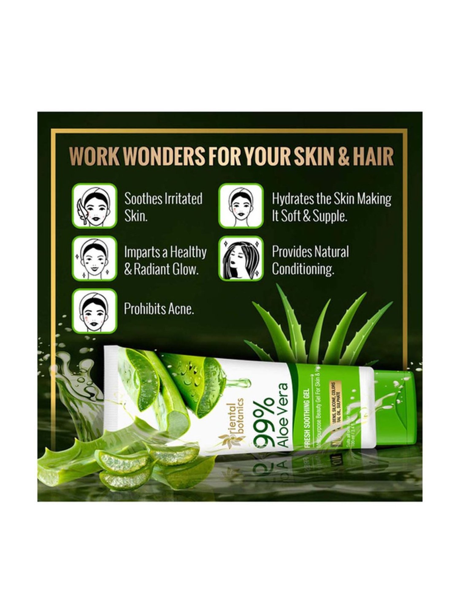 Deve Herbes Pure Cucumber Oil with Glass Dropper - 10 ml