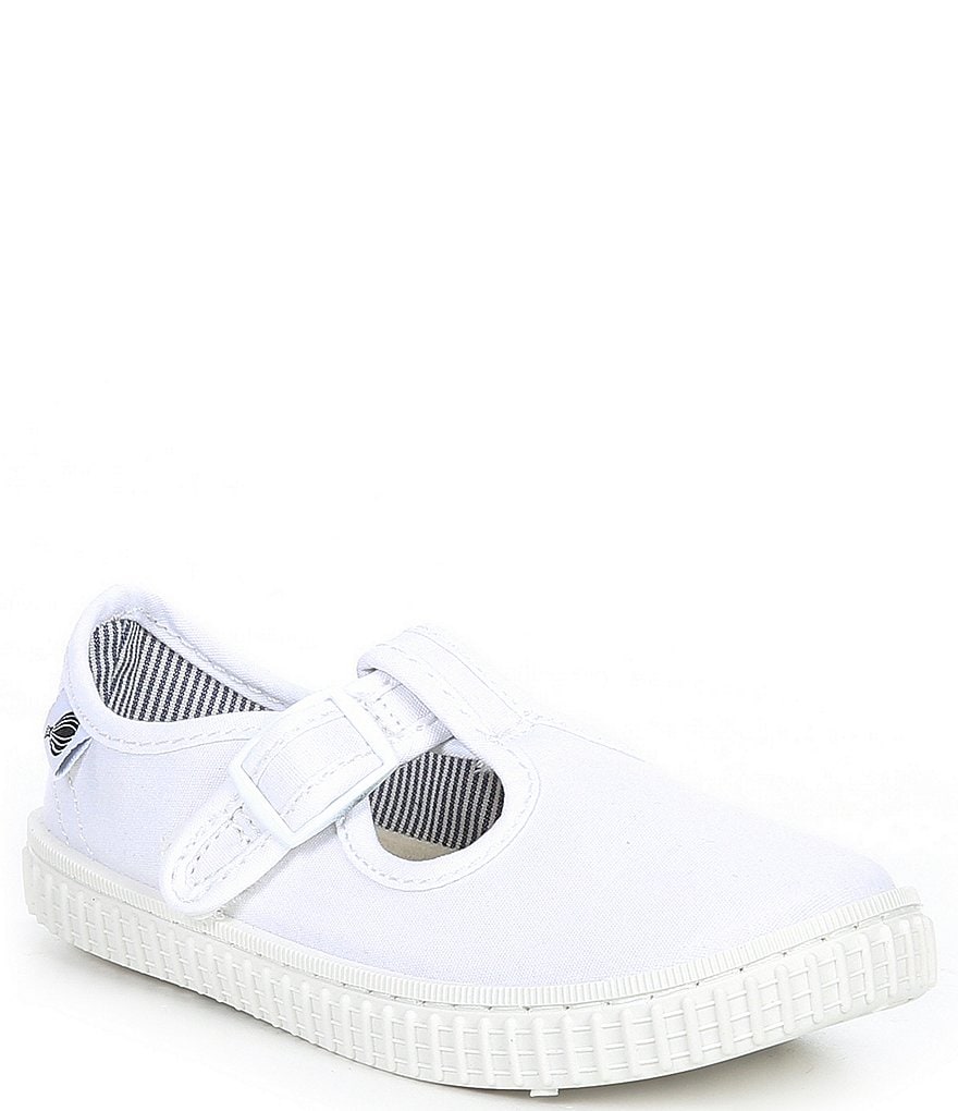 Copper Key Adventure Wear Girl's Bestee-A Washable Canvas T-Strap Sneakers (Toddler)