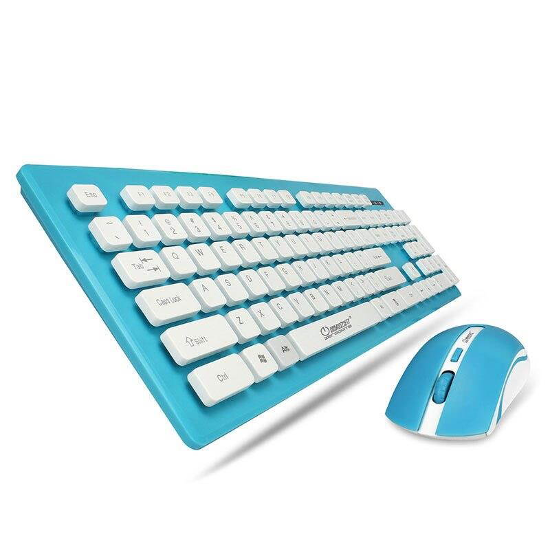 Energy saving Wireless Keyboard Mouse mice Combos 2.4G Transmission Gaming Set Ergonomic English For PC Laptop