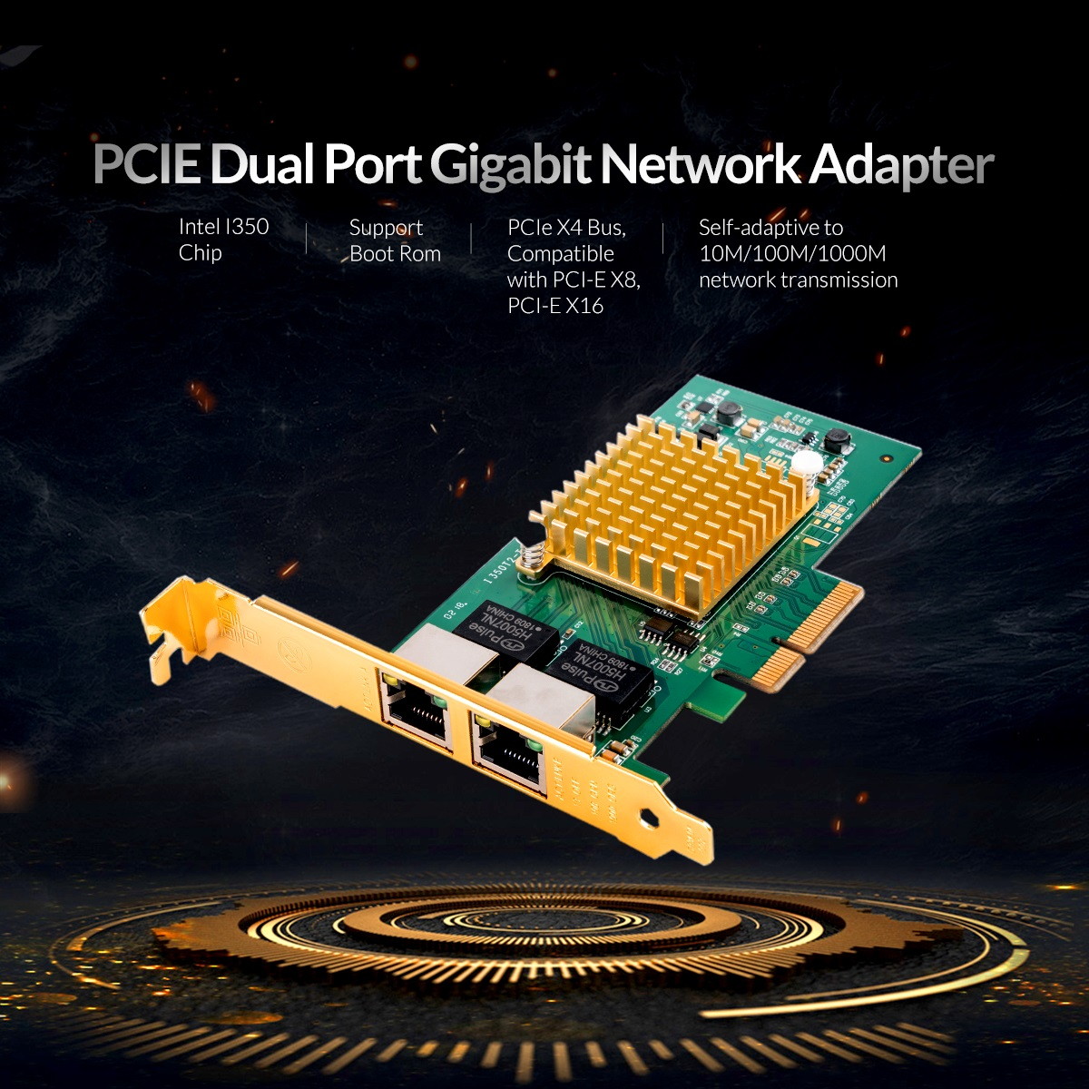 ORICO Single Port PCIE to Gigabit Network Adapter RJ45*1